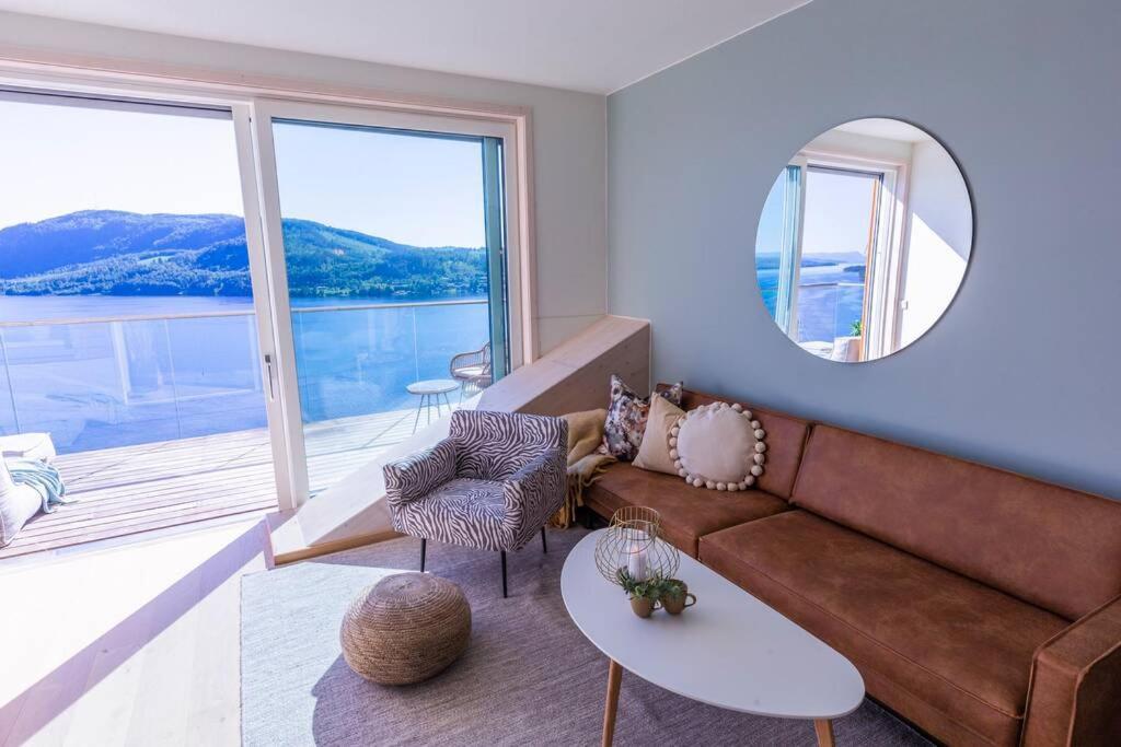 Mjossuite With Lovely View Sjusjøen Exteriér fotografie